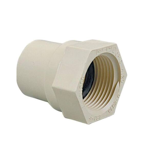 VPC 3/4 in. CPVC-CTS Slip x FIPT Adapter Fitting 26-M512111602 - The ...