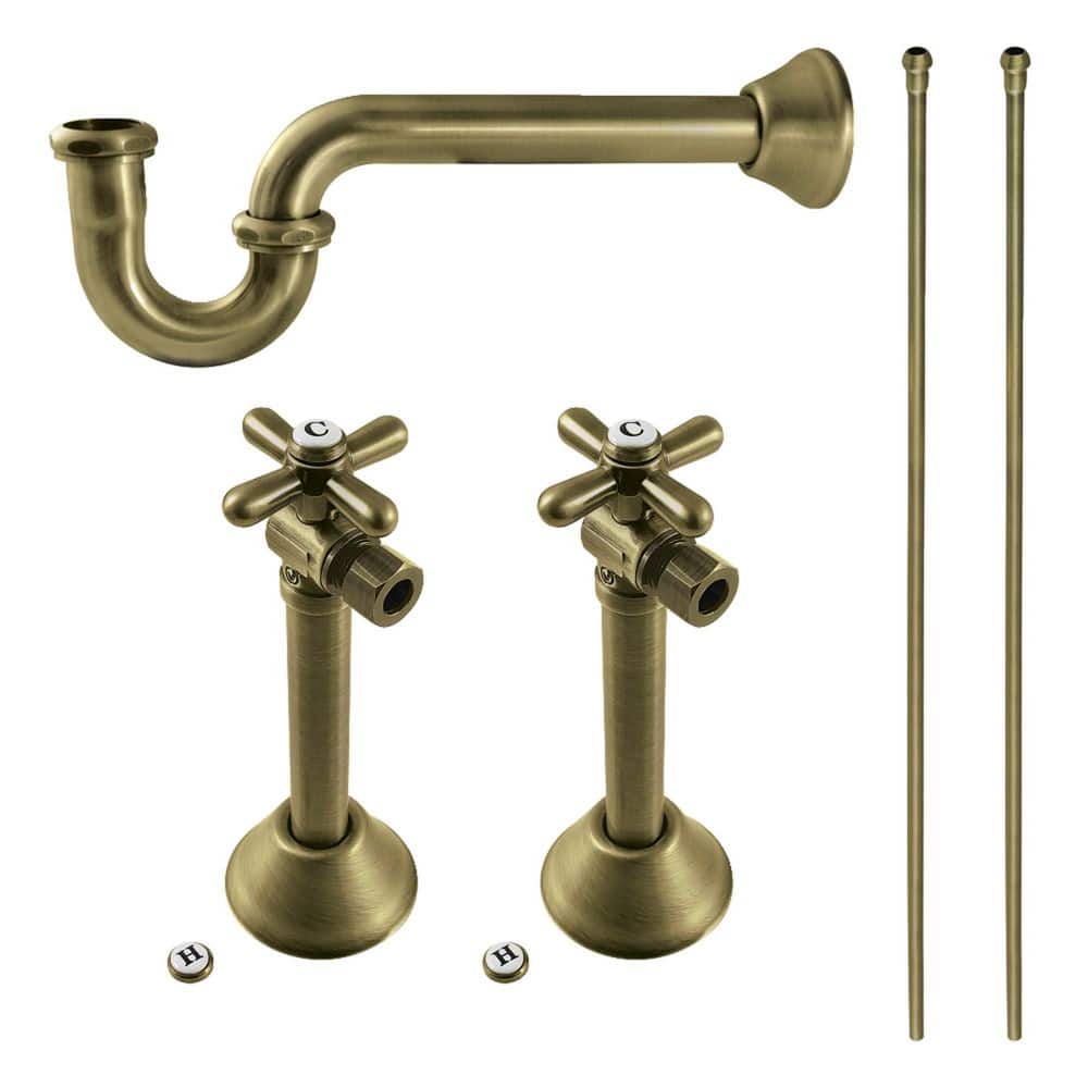 Trimscape Traditional Made of Brass Plumbing Sink Trim Kit in Antique Brass price history on PriceWatchPro