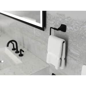 Bellance 3-Piece Bath Hardware Set with 18 in. Towel Bar Towel Ring and Toilet Paper Holder in Matte Black