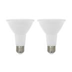 75W Equivalent Soft White PAR30 Long Neck Dimmable LED CEC-Certified Light Bulb (2-Pack)