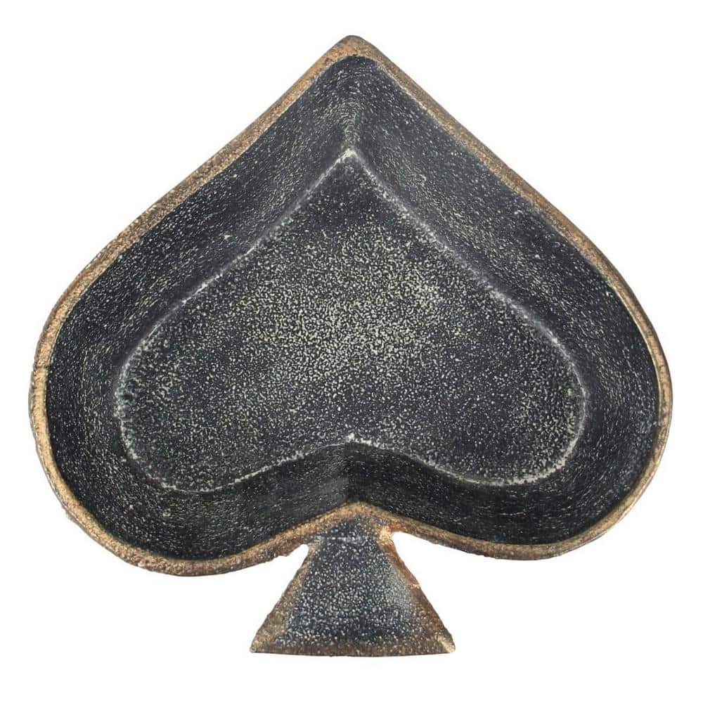 Black Irregular Metal 6.25 in. Decorative Vanity Tray price history on PriceWatchPro