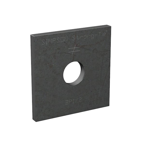 Simpson Strong-Tie BP 2 in. x 2 in. Bearing Plate with 1/2 in. Bolt Diameter