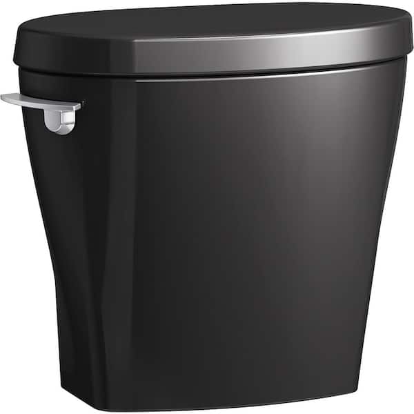 KOHLER Betello 1.28 GPF Single Flush Toilet Tank Only in Black