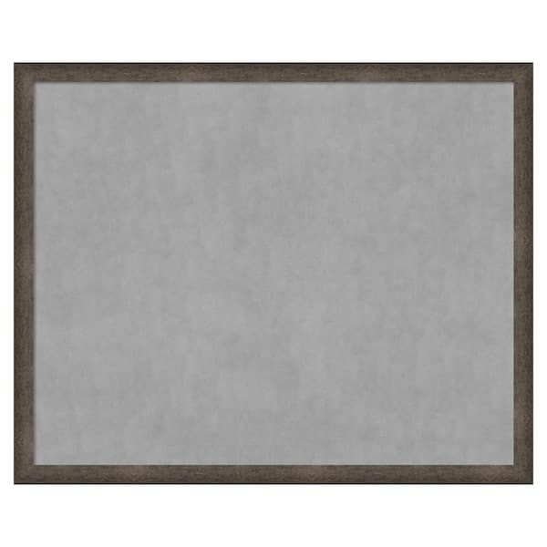 Amanti Art Dappled Light Bronze Narrow 43 in. x 35 in. Framed Magnetic Board