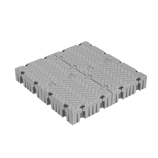 Flexx 8 ft. x 8 ft. Floating Swim Raft Package, Modular Floating Dock/Swim Platform, Floating Boat Dock for Lakes