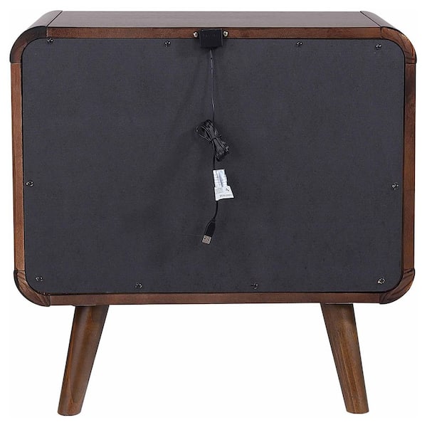 木村ひで　DC150 Histar2台 Coaster Robyn 2-Drawer Nightstand Dark Walnut 205132 - The Home Depot