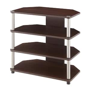 Designs2Go Espresso Corner TV Stand for TVs up to 29 in.