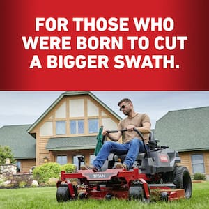 TITAN 48 in. IronForged Deck 26 HP Commercial V-Twin Gas Dual Hydrostatic Zero Turn Riding Mower