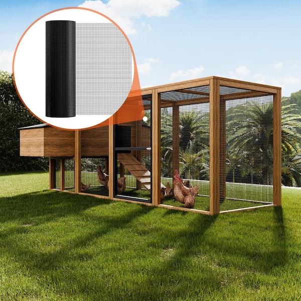 Hardware Cloth 1/2 in. Mesh3 ft. x 50 ft. Galvanized Wire Mesh Roll 19 gal. Chicken Wire Fence Roll