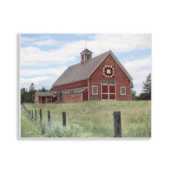 Stupell Industries Rustic Barn Fence Posts by Lori Deiter Unframed Nature Graphic Art Print 11 in. x 14 in.