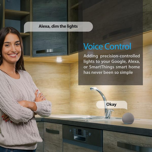 BLACK+DECKER Works with Alexa Smart Under Cabinet Lighting