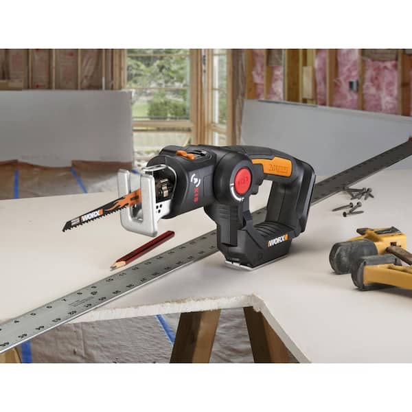POWER SHARE WX550L.9 20-Volt Axis Cordless Reciprocating and Jig Saw TOOL ONLY 