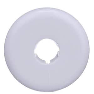 3/4 in. x 2.5 in. IPS White Plastic Floor and Ceiling Plate