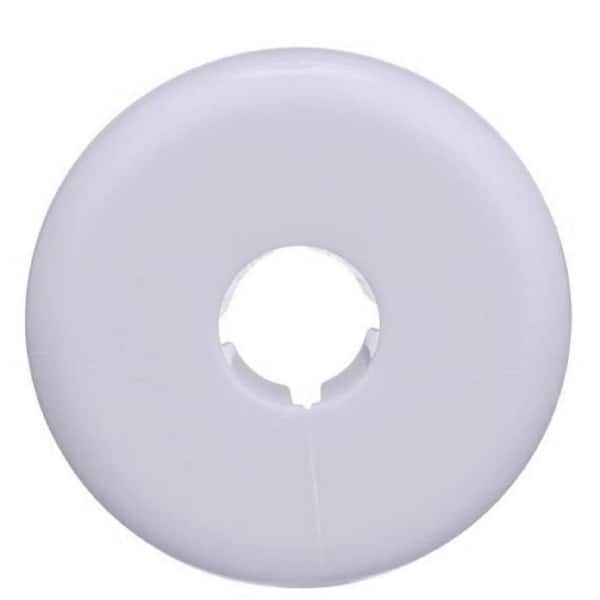 Oatey 3/4 in. x 2.5 in. IPS White Plastic Floor and Ceiling Plate