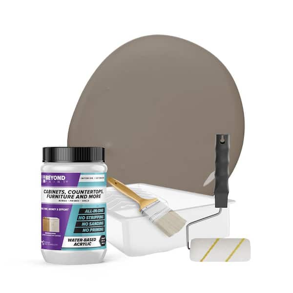 BEYOND PAINT 1 qt. Pebble Cabinets, Countertops, Furniture and More Multi-Surface All-in-One Interior/Exterior Refinishing Kit