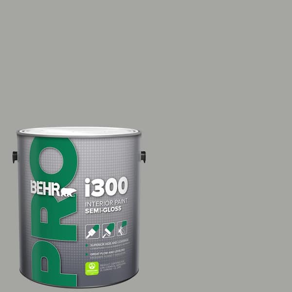 BEHR PRO 1 gal. #PPU24-18 Great Graphite Semi-Gloss Interior Paint