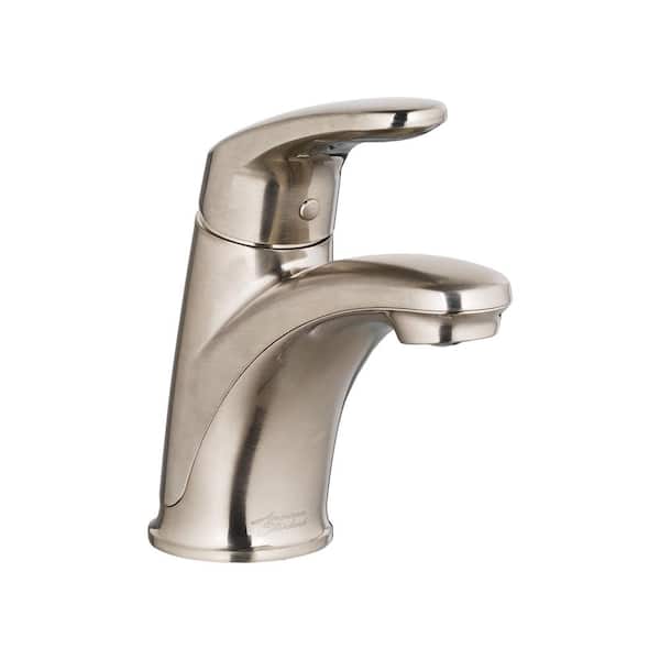 American Standard Colony Pro Single Hole Single-Handle Bathroom Faucet with Pop-Up Drain in Brushed Nickel