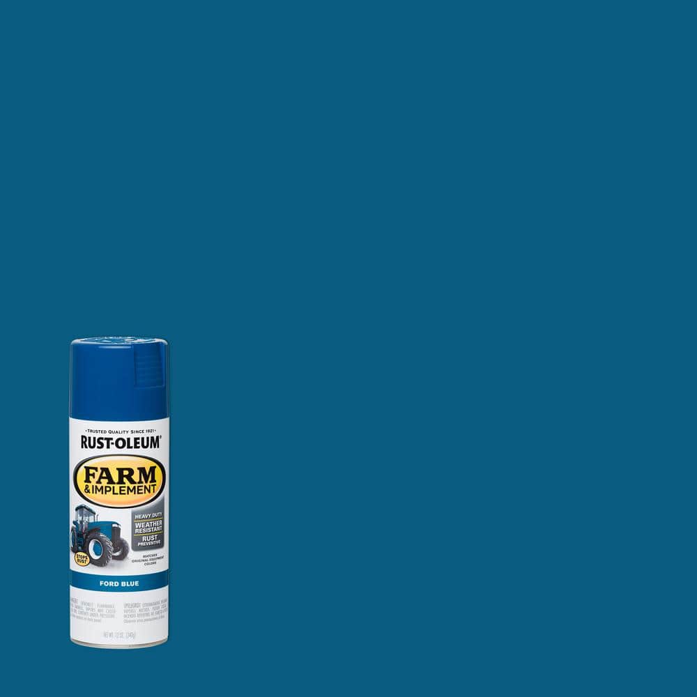 FORD HMカラー Rust-Oleum 12 oz. Farm & Implement Ford Blue Gloss Enamel