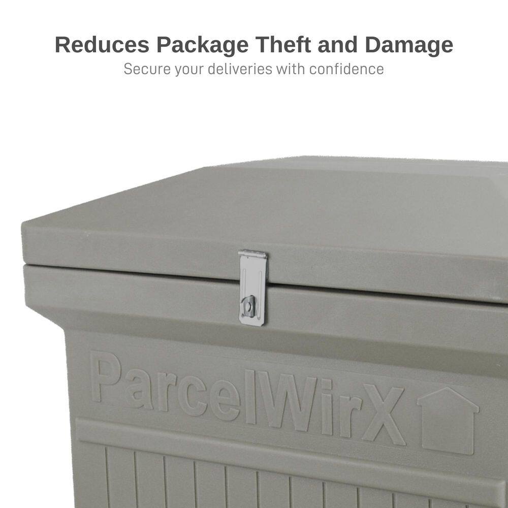 Prestige Pewter Lockable Plastic Package Delivery Box