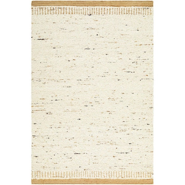 Cherish Beige Modern Striped 5 ft. x 7 ft. 6 in. Area Rug