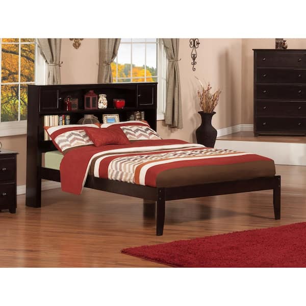 AFI Newport Espresso Full Platform Bed with Open Foot Board