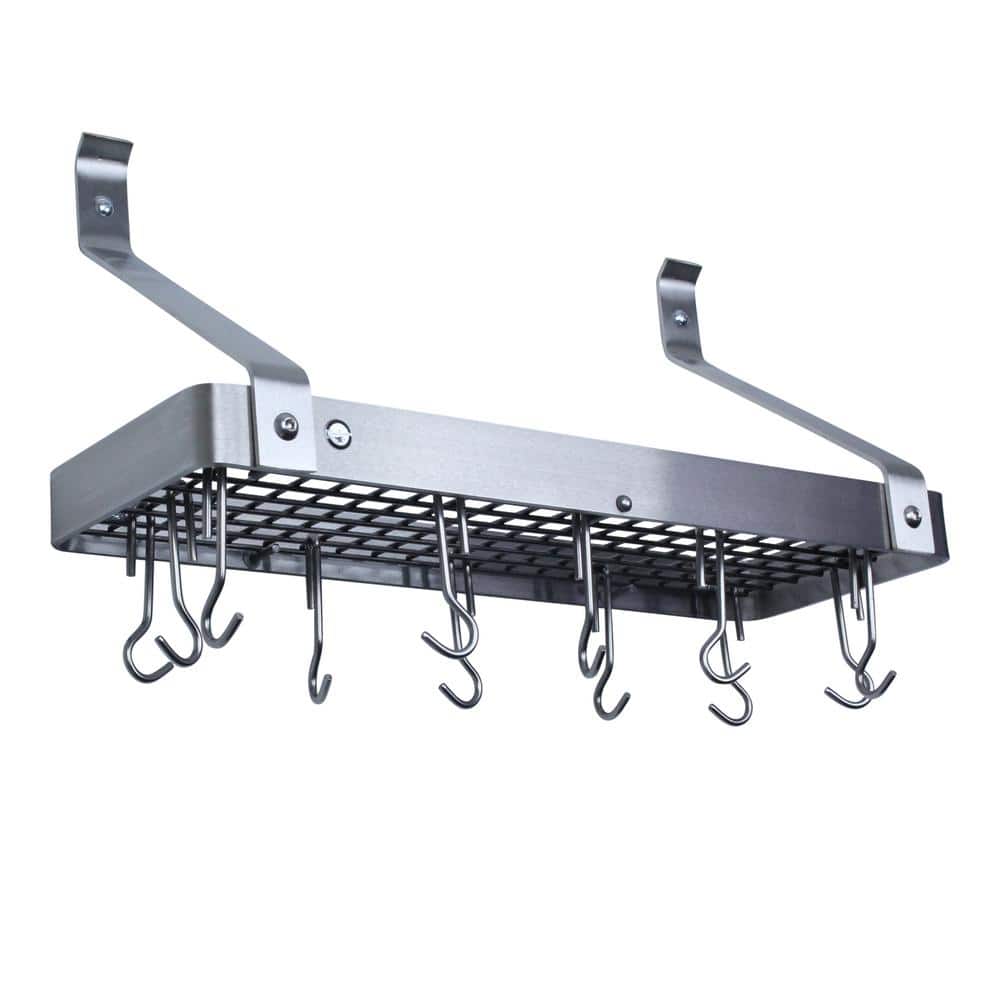 Enclume Handcrafted 24 in. Gourmet Bookshelf Wall Rack with Straight ...