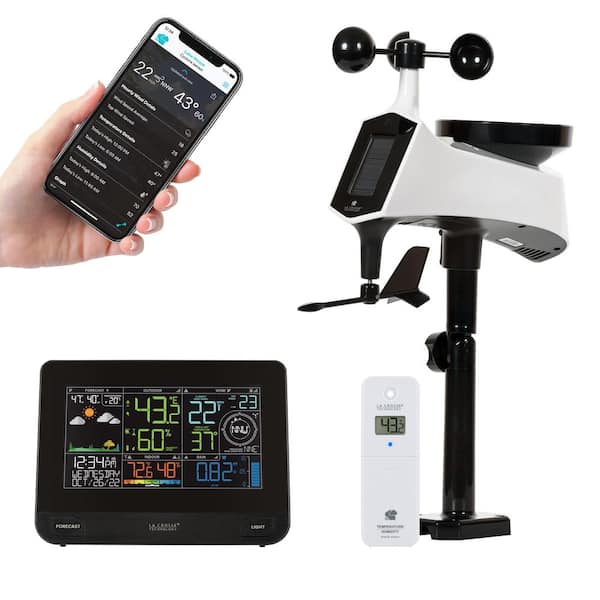 La Crosse Technology Wi-Fi Professional Weather Center with Combination Sensor and Remote Monitoring