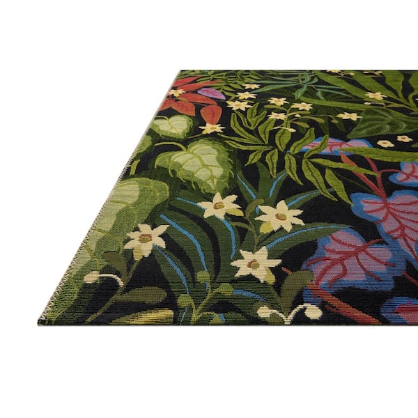 Botanical Onyx / Multi 10 ft. 6 in.  x 13 ft. 9 in.  Indoor/Outdoor Area Rug