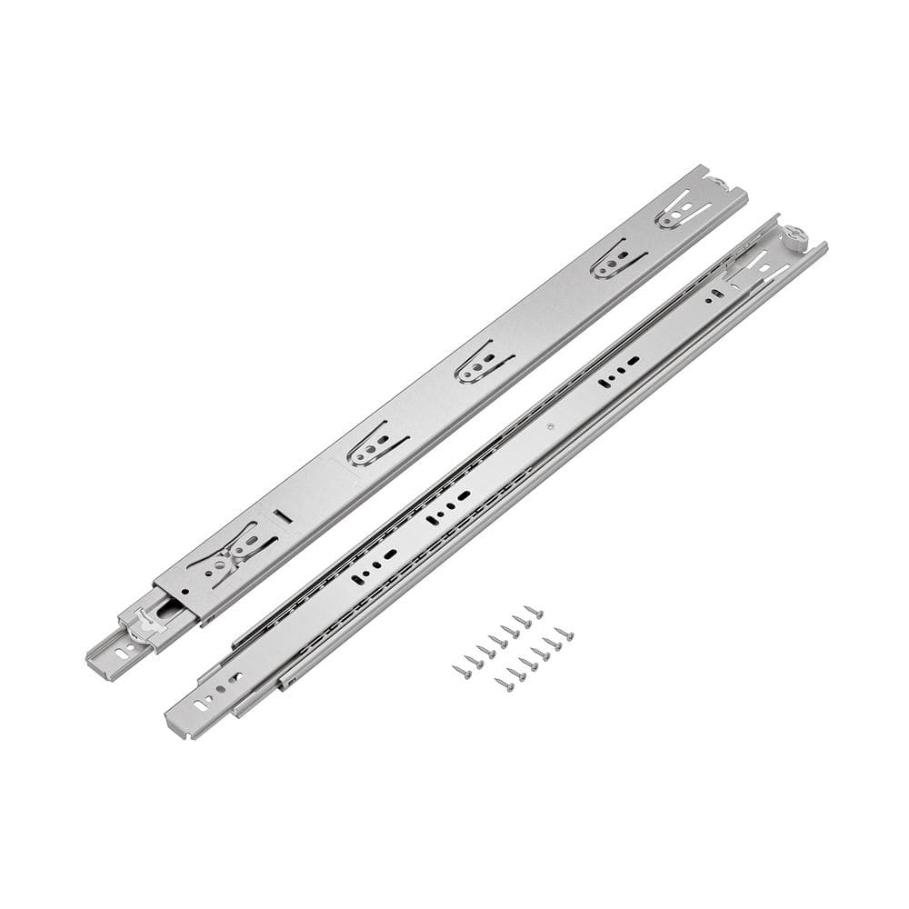 Richelieu Hardware (Pair) 20 in. (500 mm) Stainless Steel Full ...