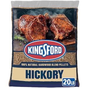 20 lbs. Hickory Wood BBQ Smoker Grilling Pellets