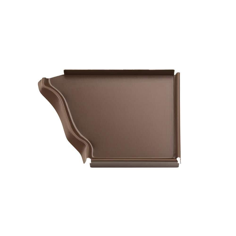Reviews for PEAK 5 in. Brown Aluminum Gutter Right End Cap Pg 5 The