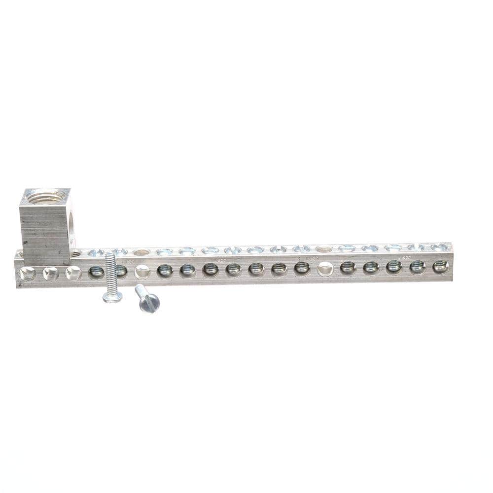 Murray Siemens Ground Bar Kit with 14 Terminal Positions and a Ground Lug  ECGB142 - The Home Depot