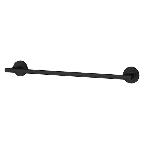 Capistrano 18 in. Wall Mounted Towel Bar in Matte Black