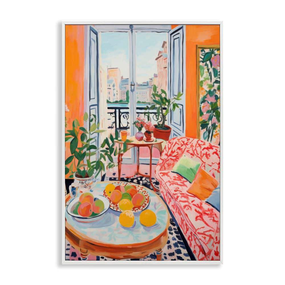 Bright Sunlit Interior by LSR Design Studio White Framed Home Giclee Art Print 24 in. x 16 in. price history on PriceWatchPro