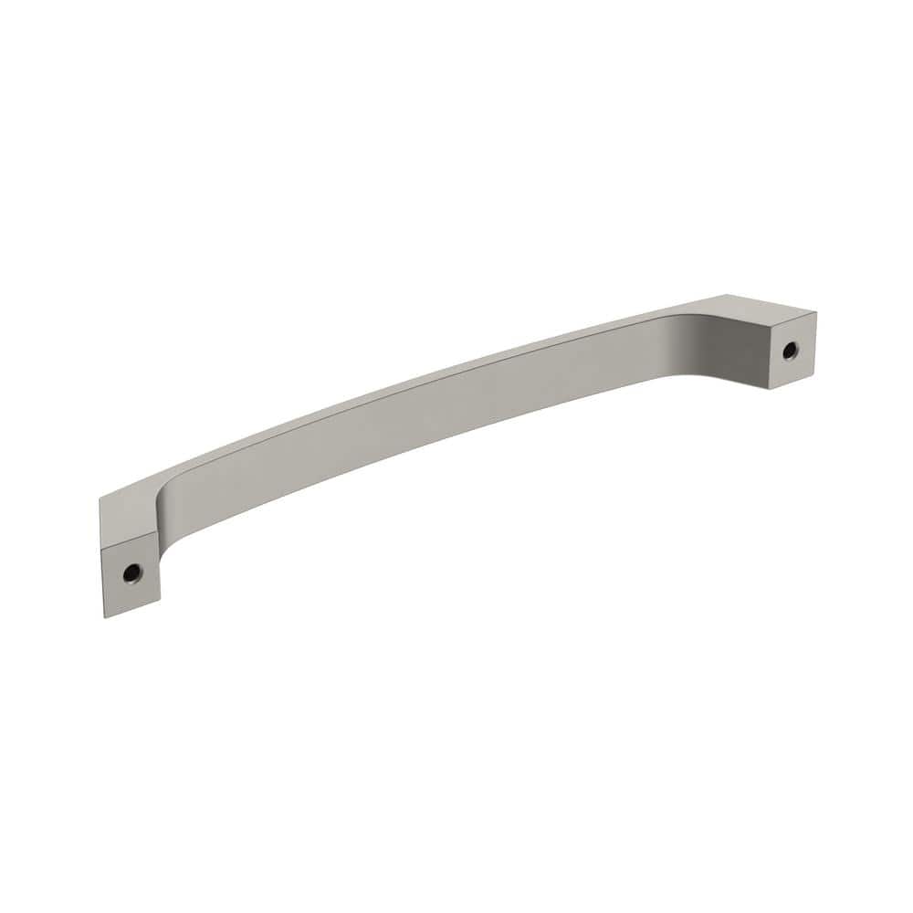 Satin Nickel Brushed Modern Cabinet Drawer Pull with Mounting Hardware