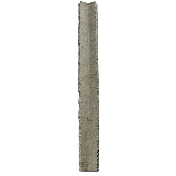 NextStone Sandstone Gray 3.5 in. x 48 in. Faux Polyurethane Stone Inside Corner (2-Pack)