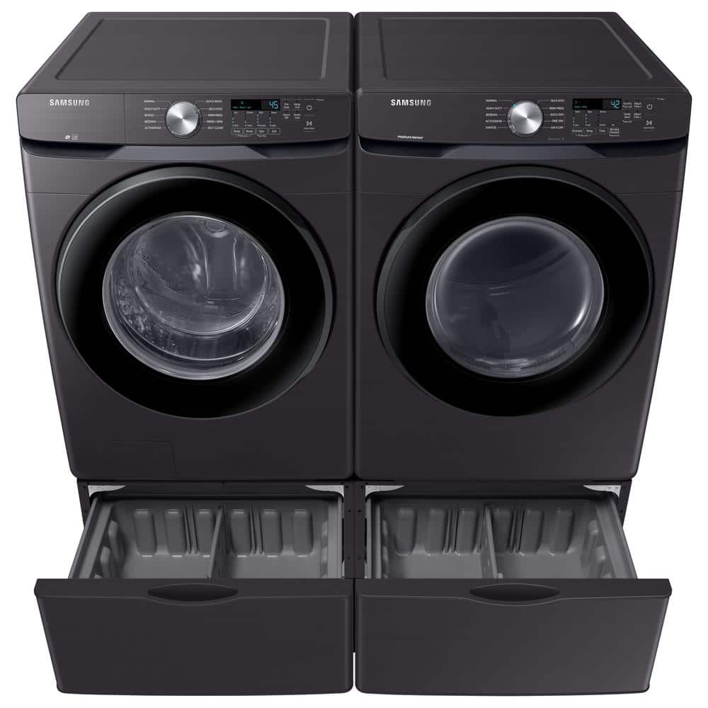 Samsung 7.5 Cu. Ft. Black Stainless Steel Smart Front Load Dryer