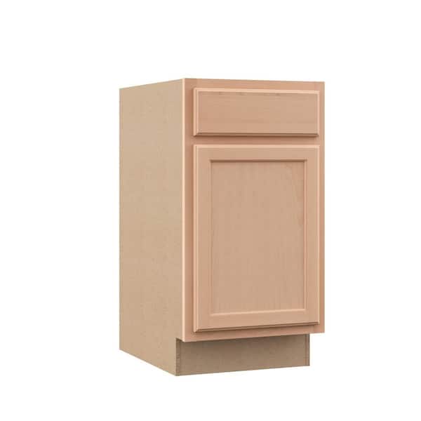 Recessed Panel 18 in. W x 24 in. D x 34.5 in. H Assembled Base Kitchen Cabinet in Unfinished