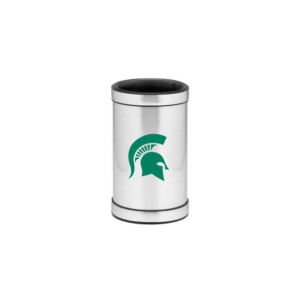 Kraftware Michigan State Brushed Chrome Mylar Wine Chiller