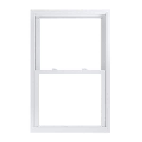 American Craftsman 31.75 in. x 49.25 in. 70 Pro Series Low-E Argon Glass Double Hung White Vinyl Replacement Window, Screen Incl