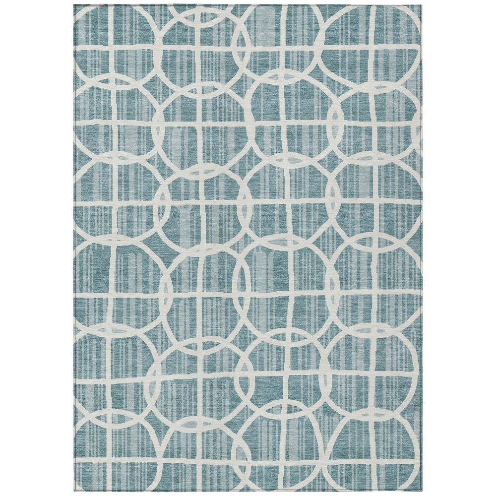 Chantille Machine Washable Indoor/Outdoor Abstract ACN2769 Teal 5 ft. x 7 ft. 6 in. Area Rug price history on PriceWatchPro