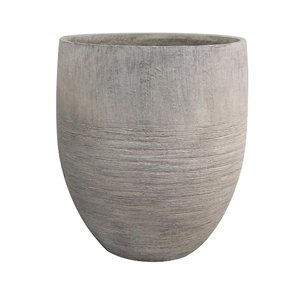 Southern Patio Unearthed Large 17 in. x 19 in. Fiberglass Tall Planter