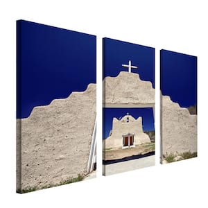 Hidden Frame Photography Art 3-Panel Mountain Scenery by CATeyes 24 in. x 36 in.