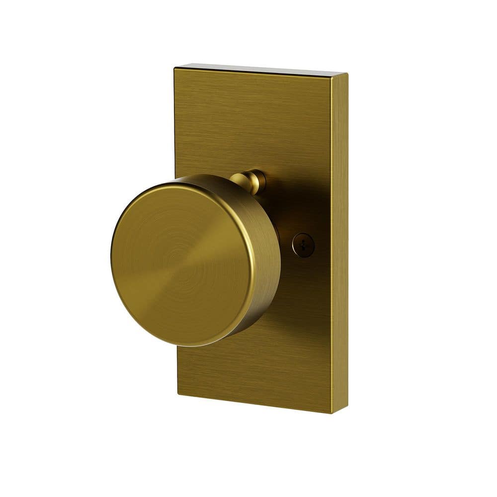 Modern Metal Antique Brass Interior Privacy Bed/Bath Door Knob with Round Knob and Rectangular Backplate price history on PriceWatchPro