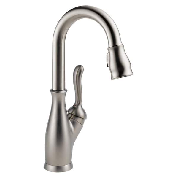 Delta Leland Single-Handle Bar Faucet with MagnaTite Docking in SpotShield Stainless