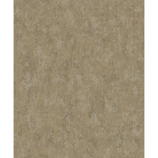 A-Street Prints Haliya Gold Metallic Plaster Wallpaper Sample