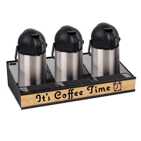 RCS Plastics Coffee Cup Dispenser & Condiment Caddy - Office Counter Organizer With Lid Holder (Model 6007)