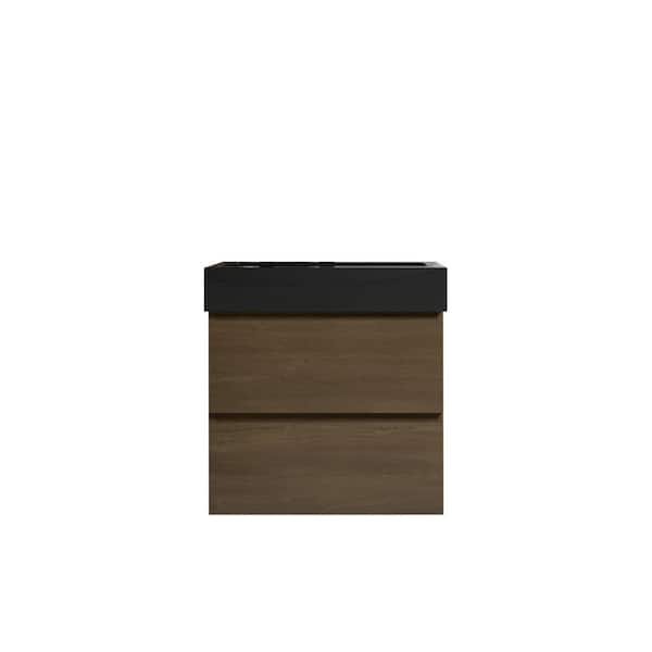 Aoibox 24 in. W x 18 in. D x 25 in. H Wall Mounted Floating Bathroom ...