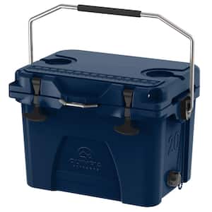 High Performance Blue 20 QT. Portable Chest Cooler - Durable Construction, Insulated Design, Outdoor Ready