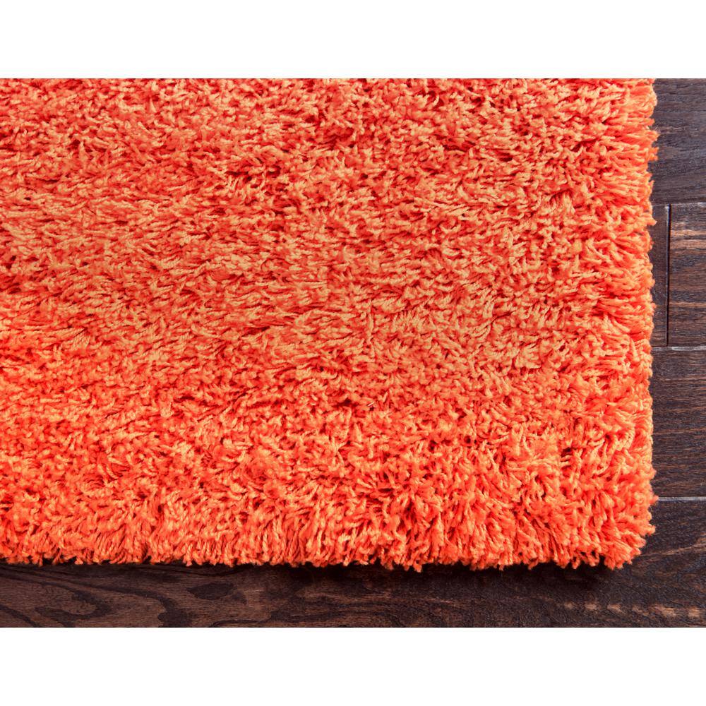 Luxe Softness 6' x 9' Blue Solid Shag Area Rug